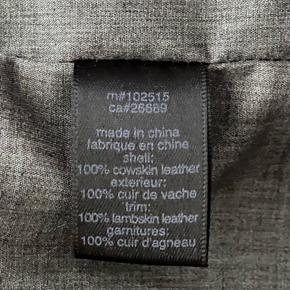 John Varvatos Star USA Suede Leather Blazer Jacket Cowskin Lambskin Gray Medium - Picture 13 of 16